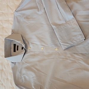 Calvin Klein French Cuff Spread Collar